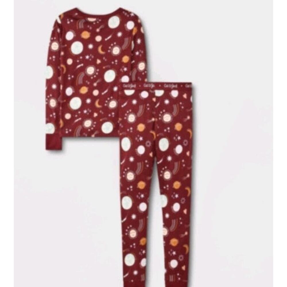 Cat & Jack Pajama Set Space Planets Moon Stars Boys Girls Sz 8 New